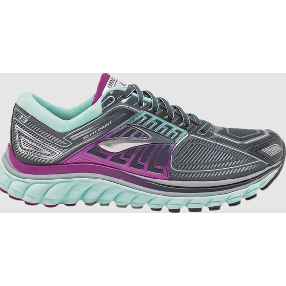 Brooks Glycerin 13 1201971B070 Gray Purple Low Top Running Shoes Womans Size 12 - Picture 1 of 10
